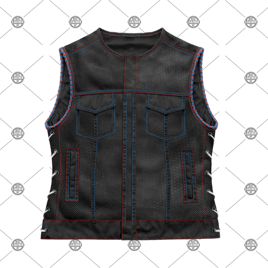 Independence Day Women's Custom Moto Mesh Custom Builder Best Leather Ny