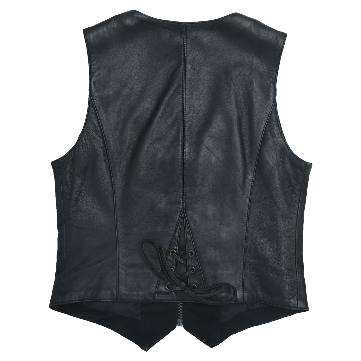 SATIN Motorcycle Leather Vest Women's Leather Vest Best Leather Ny