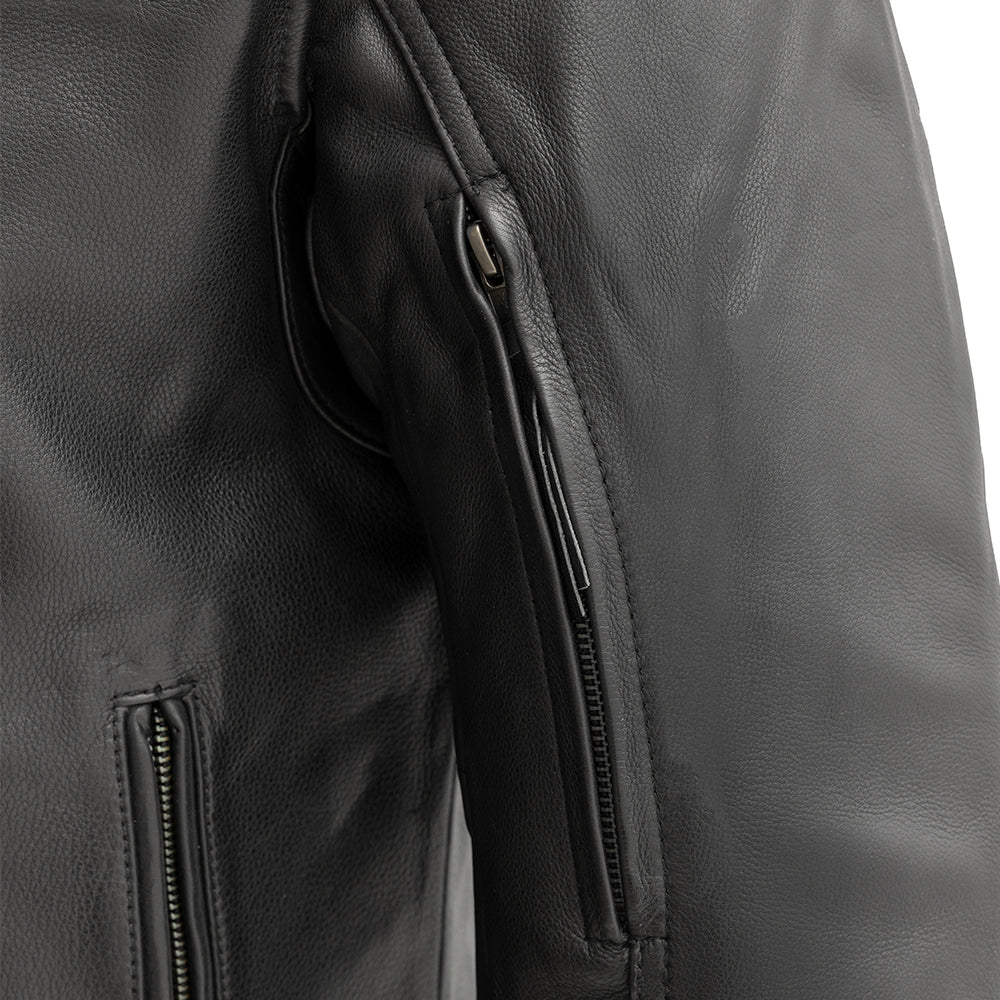 SERPENT - Scooter Style Men's Leather Motorcycle Jacket Men's Motorcycle Jacket Best Leather Ny