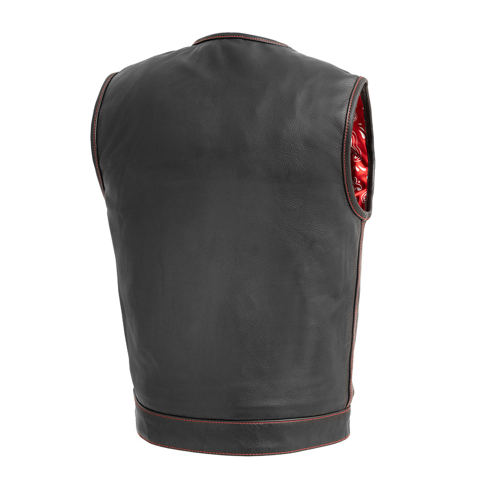 SUNRISE - Motorcycle Leather Vest Men's Leather Vest Best Leather Ny