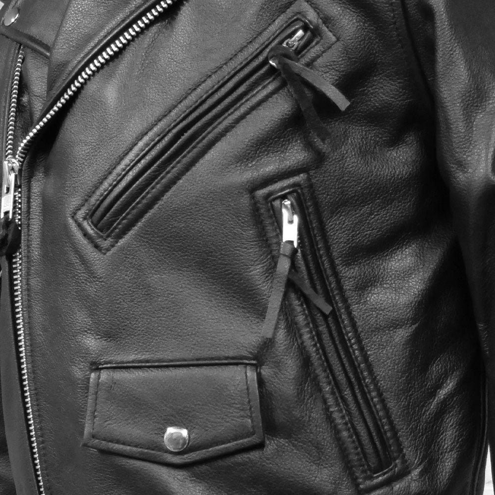 FANDOM Men's Leather Motorcycle Jacket Men's Motorcycle Jacket Best Leather Ny