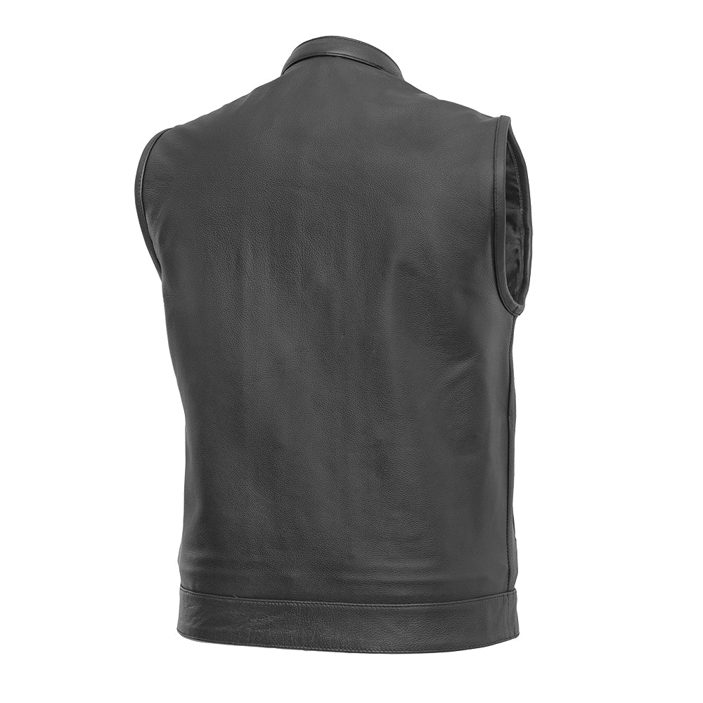 PLUNGE - Motorcycle Leather Vest Men's Leather Vest Best Leather Ny