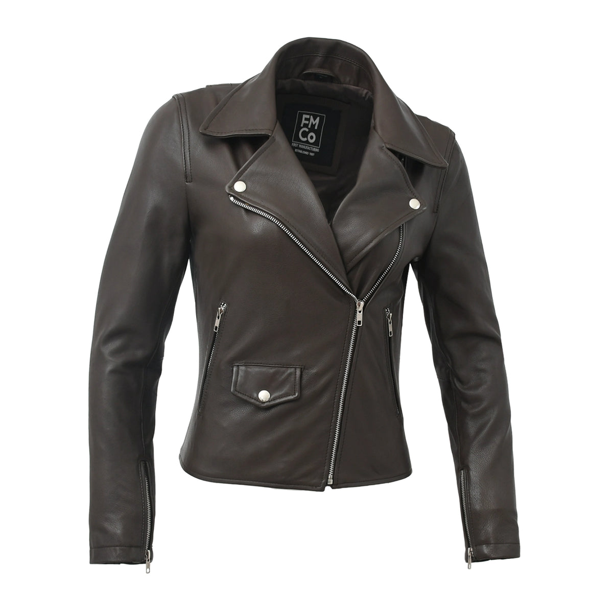 Lennox Moto Style Leather Jacket