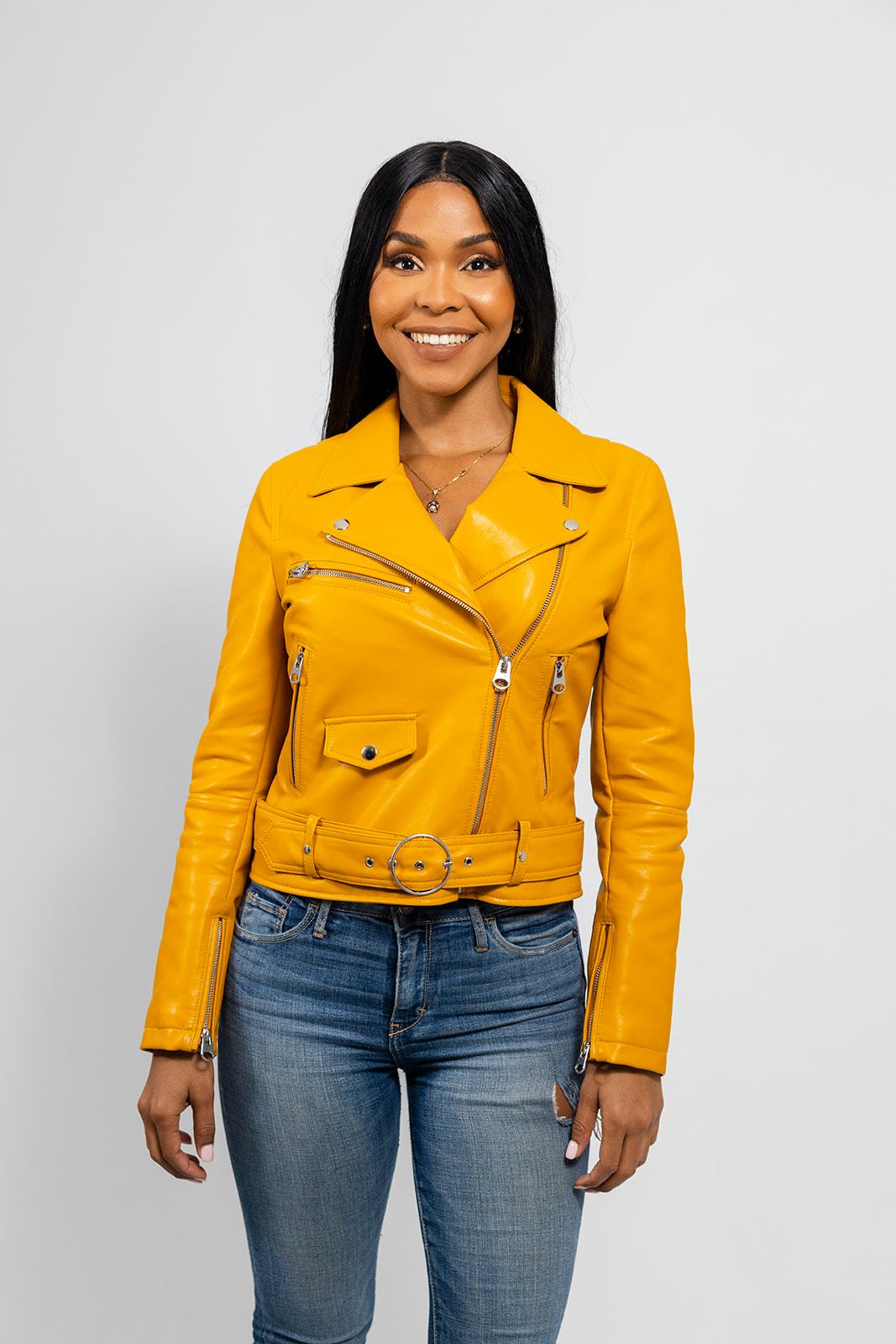Remy - Women's Vegan Faux Leather Jacket Women's Fashion Leather Jacket FMCo