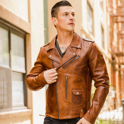 Sid - Men's Fashion Leather Jacket Men's Fashion Leather Jacket Best Leather Ny S