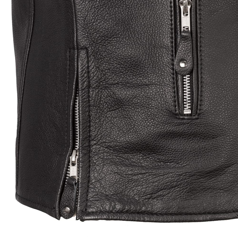 DAREDEVIL Cafe Style Men's Leather Motorcycle Jacket Men's Motorcycle Jacket Best Leather Ny