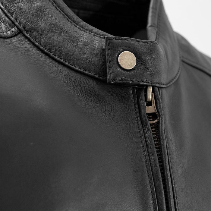 Blake - Men's Fashion Lambskin Leather Jacket (Black) Men's Fashion Leather Jacket Best Leather Ny