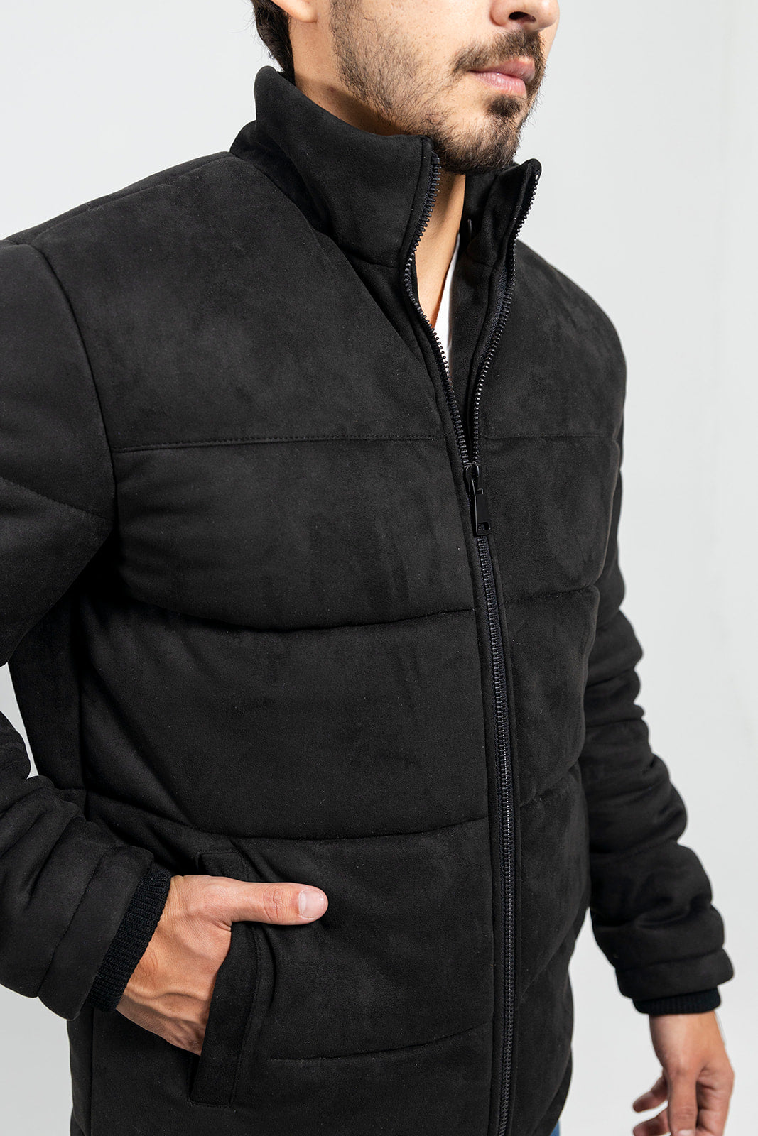 Brady Men's Vegan Faux Suede Jacket Men's Vegan Faux Suede Jacket FMCo
