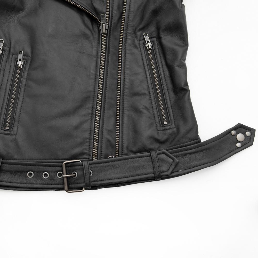Chloe - Women's Fashion Lambskin Leather Jacket (Black) Women's Fashion Leather Jacket Best Leather Ny