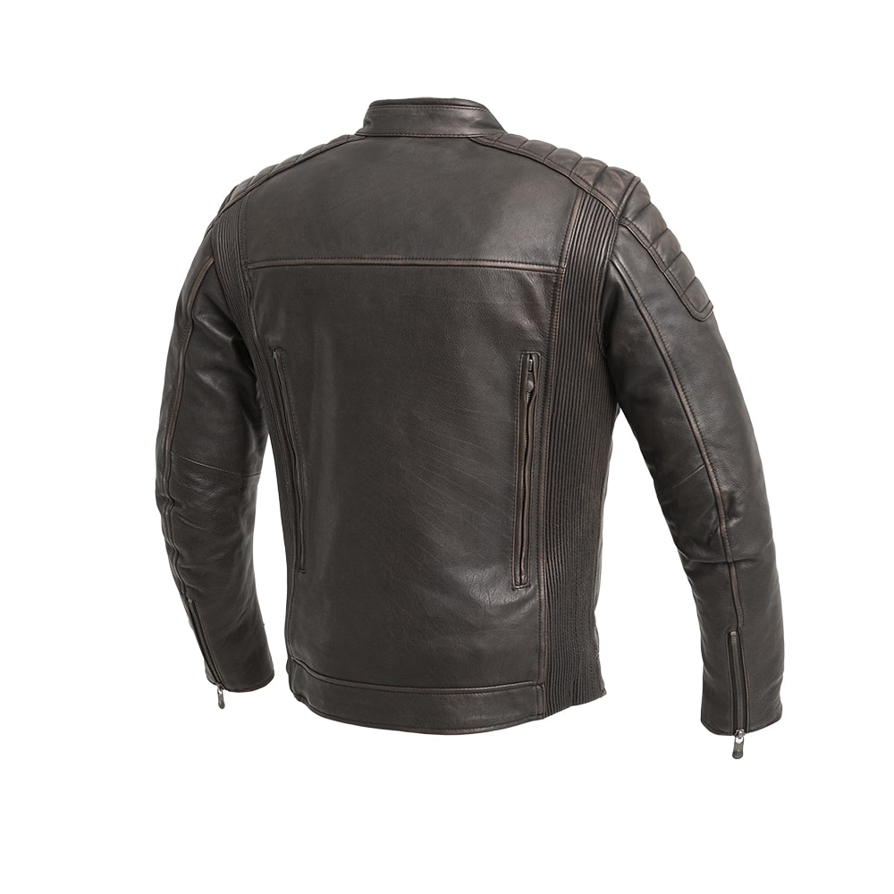 CRUSADER Motorcycle Leather Jacket Men's Motorcycle Jacket Best Leather Ny