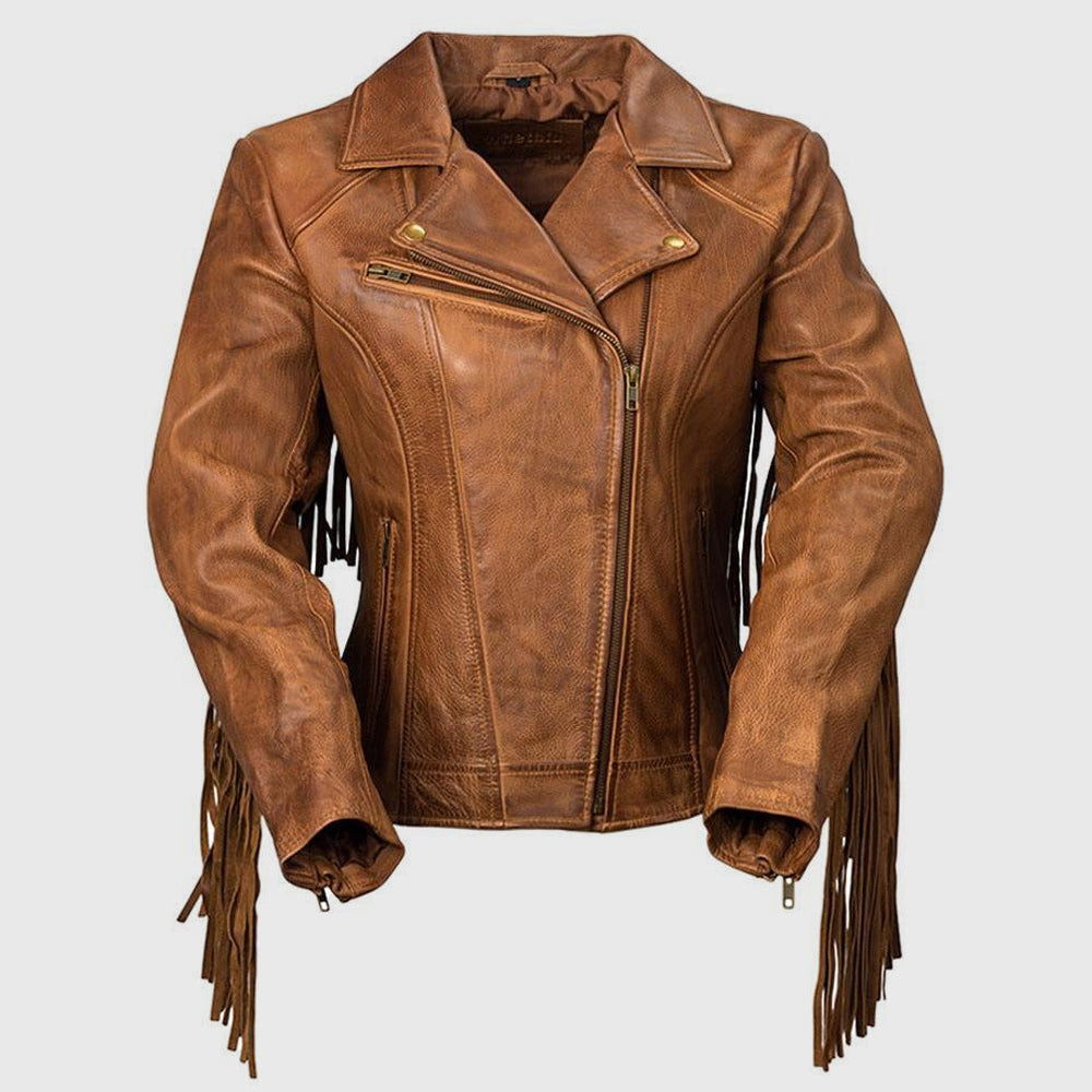Daisy - Women's Fashion Leather Jacket (Whiskey) Women's Fashion Leather Jacket Best Leather Ny