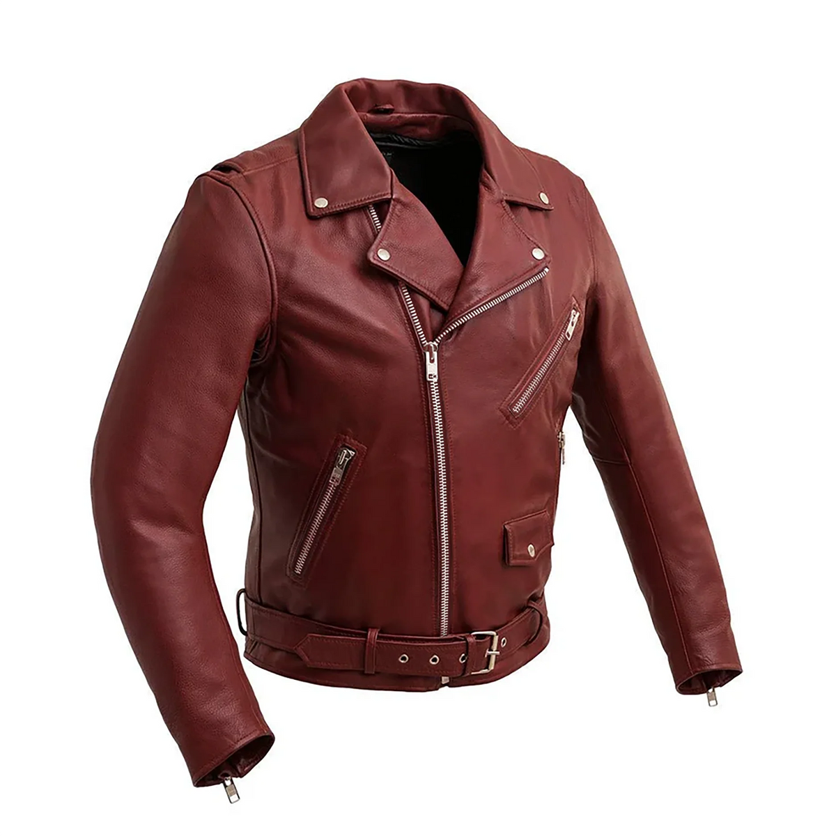 HEROIC Men's Leather Motorcycle Jacket Men's Motorcycle Jacket Best Leather Ny