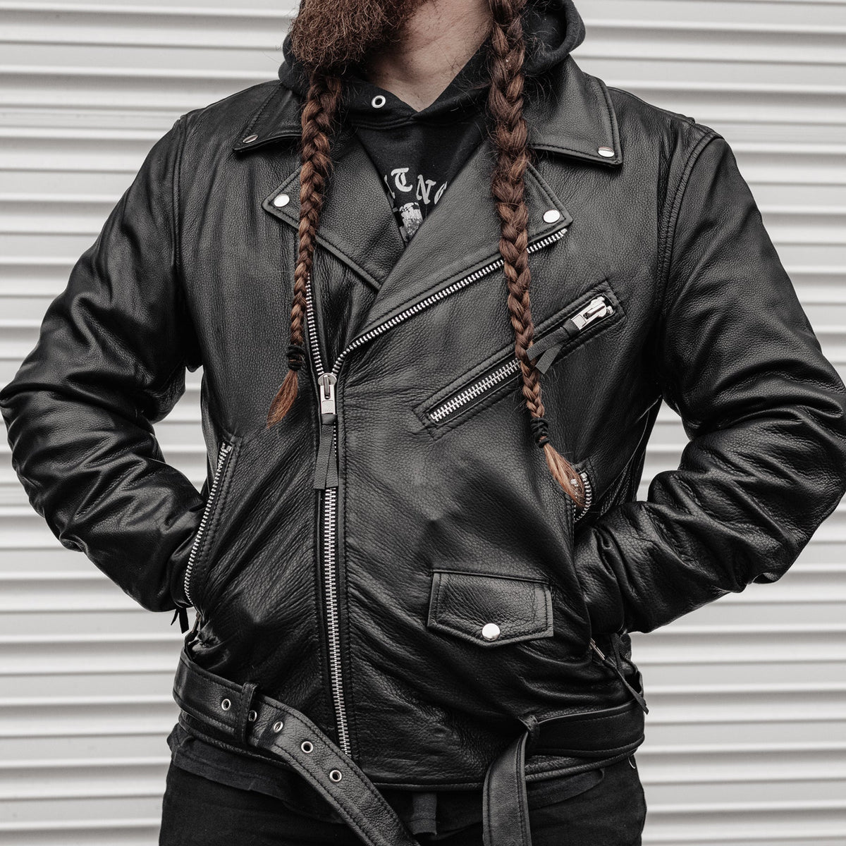 BLACK PANTHAR Men's Leather Motorcycle Jacket Men's Motorcycle Jacket Best Leather Ny