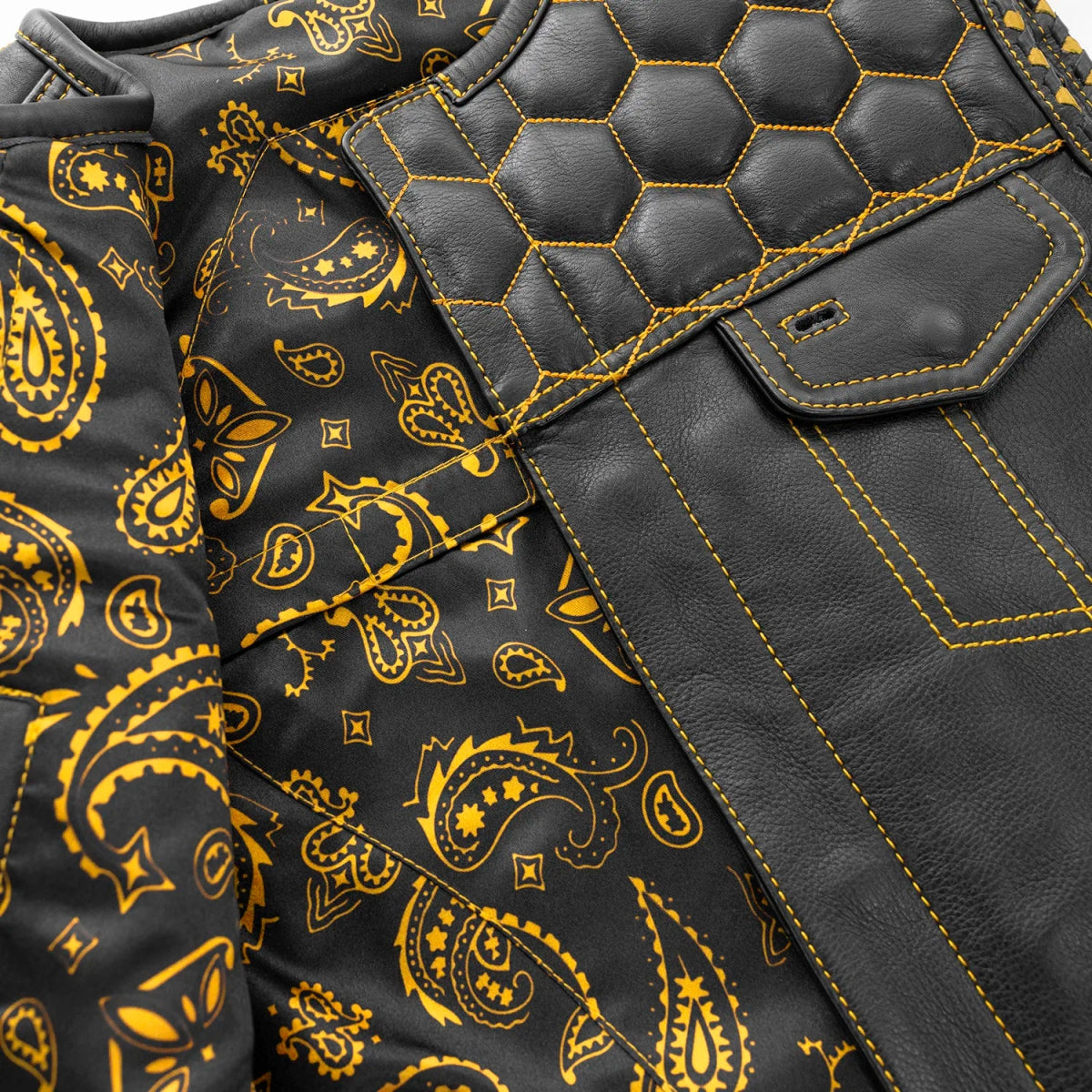 Summit Men's Club Style Leather Vest Men's Leather Vest Best Leather Ny