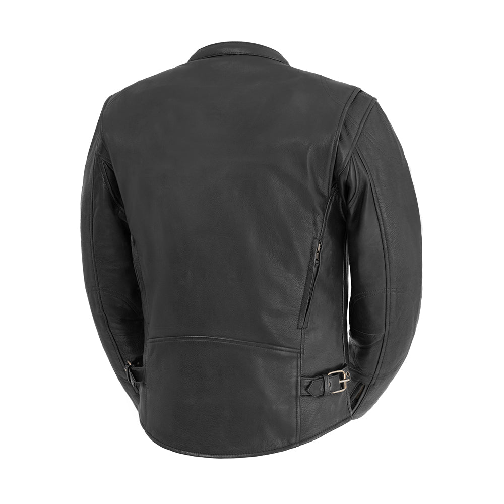 Mad Max - Men's Leather Motorcycle Jacket (Black) Men's Motorcycle Jacket Best Leather Ny