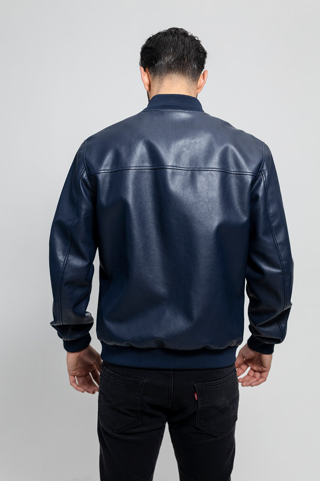 Justin Men's Vegan Faux Leather Jacket Men's Vegan Faux Leather jacket FMCo