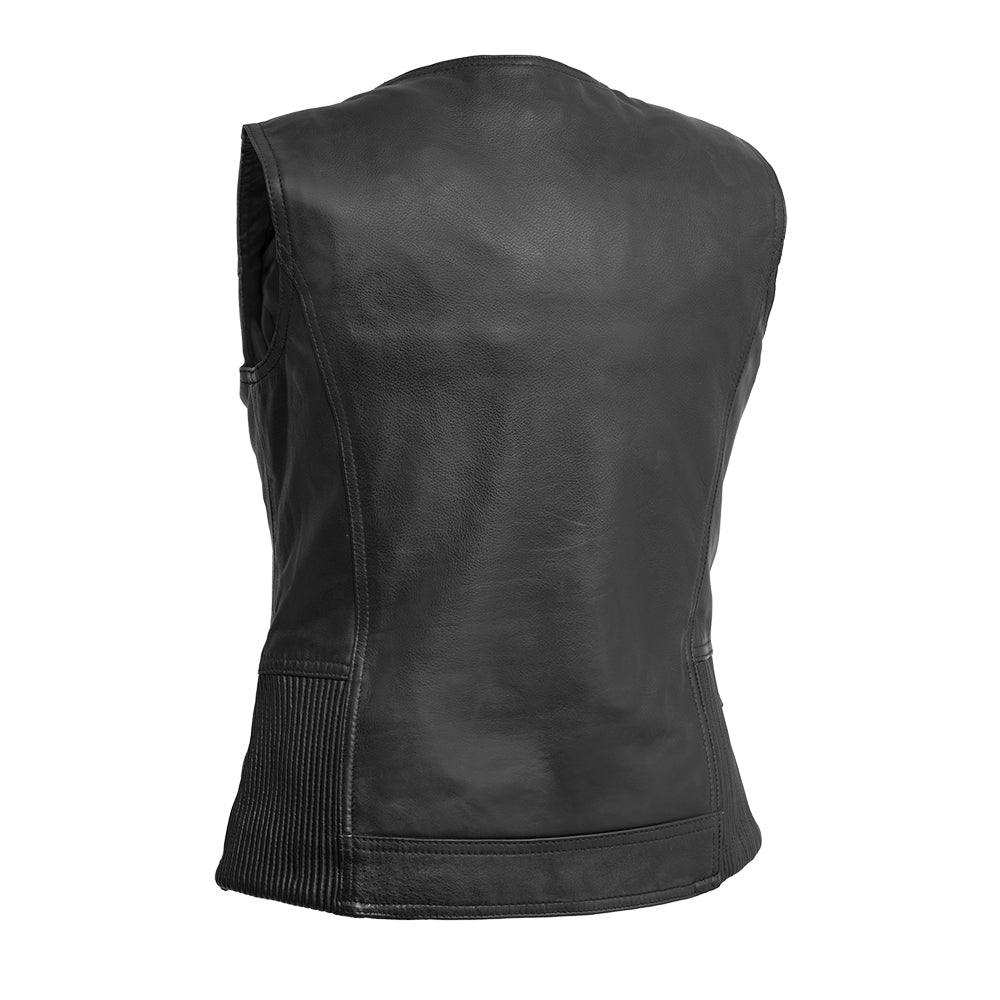 Zaira - Women's Motorcycle Leather Vest Women's Leather Vest Best Leather Ny