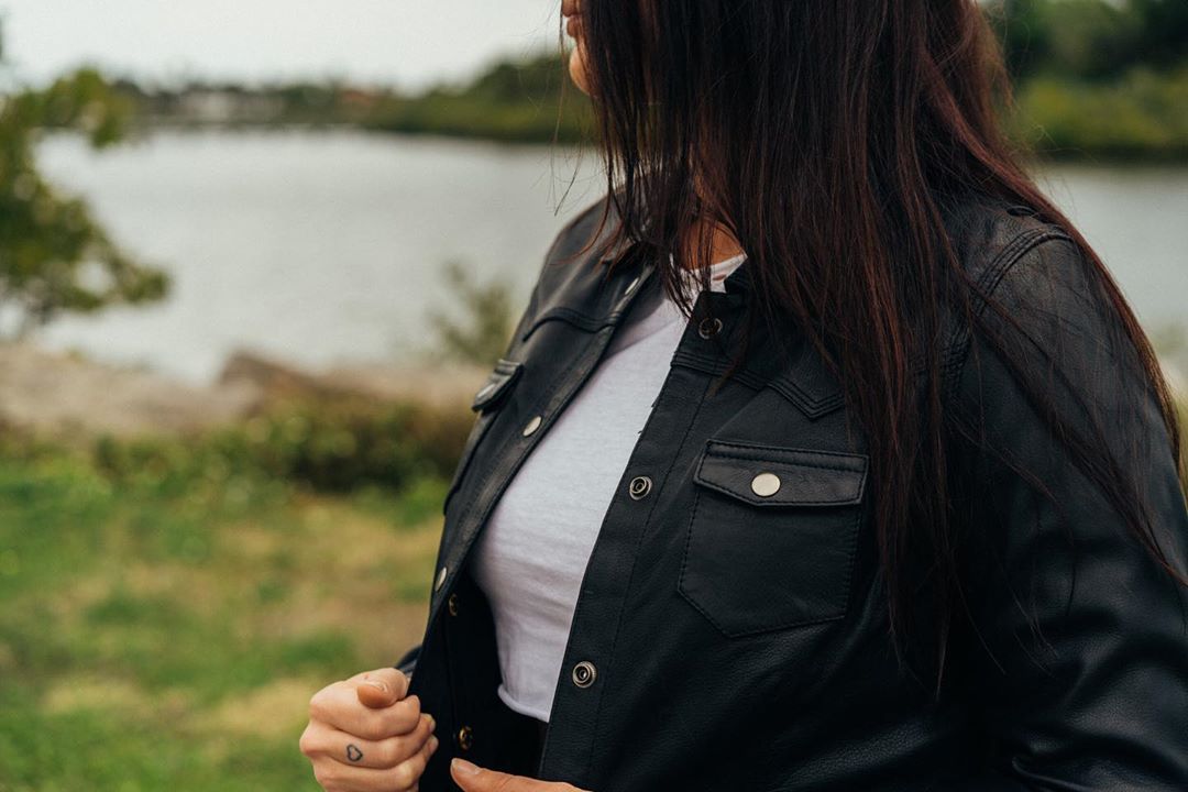 Zenith Women's Leather Motorcycle Shirt Women's Motorcycle Leather Jacket Best Leather Ny