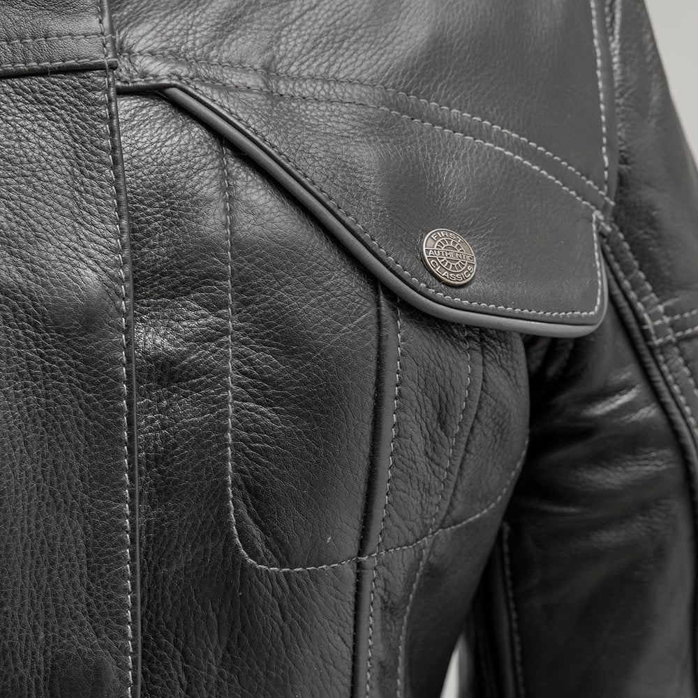 Scarlett - Women's Motorcycle Leather Jacket Women's Motorcycle Leather Jacket Best Leather Ny