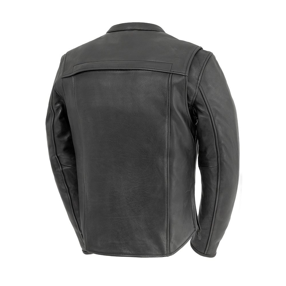 KOMBAT Men's Leather Motorcycle Jacket Men's Motorcycle Jacket Best Leather Ny