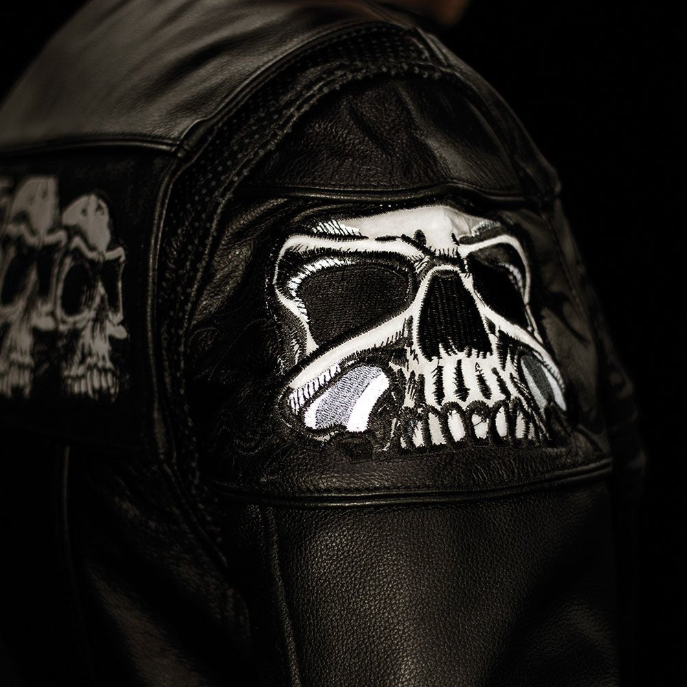 MORTAL Men's Leather Motorcycle Jacket Men's Motorcycle Jacket Best Leather Ny