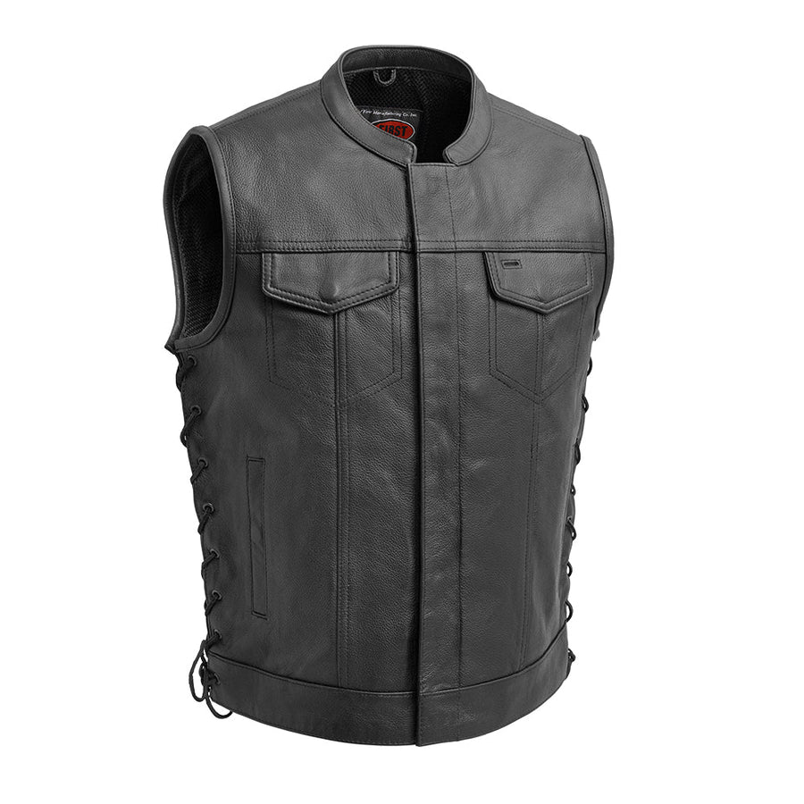 HUNT - Motorcycle Leather Vest Men's Leather Vest Best Leather Ny