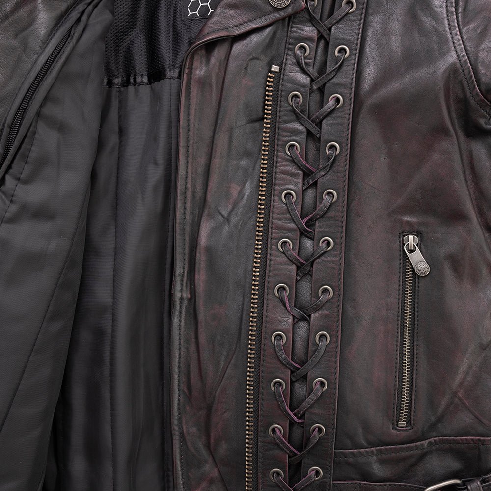 Velocity- Women's Motorcycle Leather Jacket Women's Motorcycle Leather Jacket Best Leather Ny