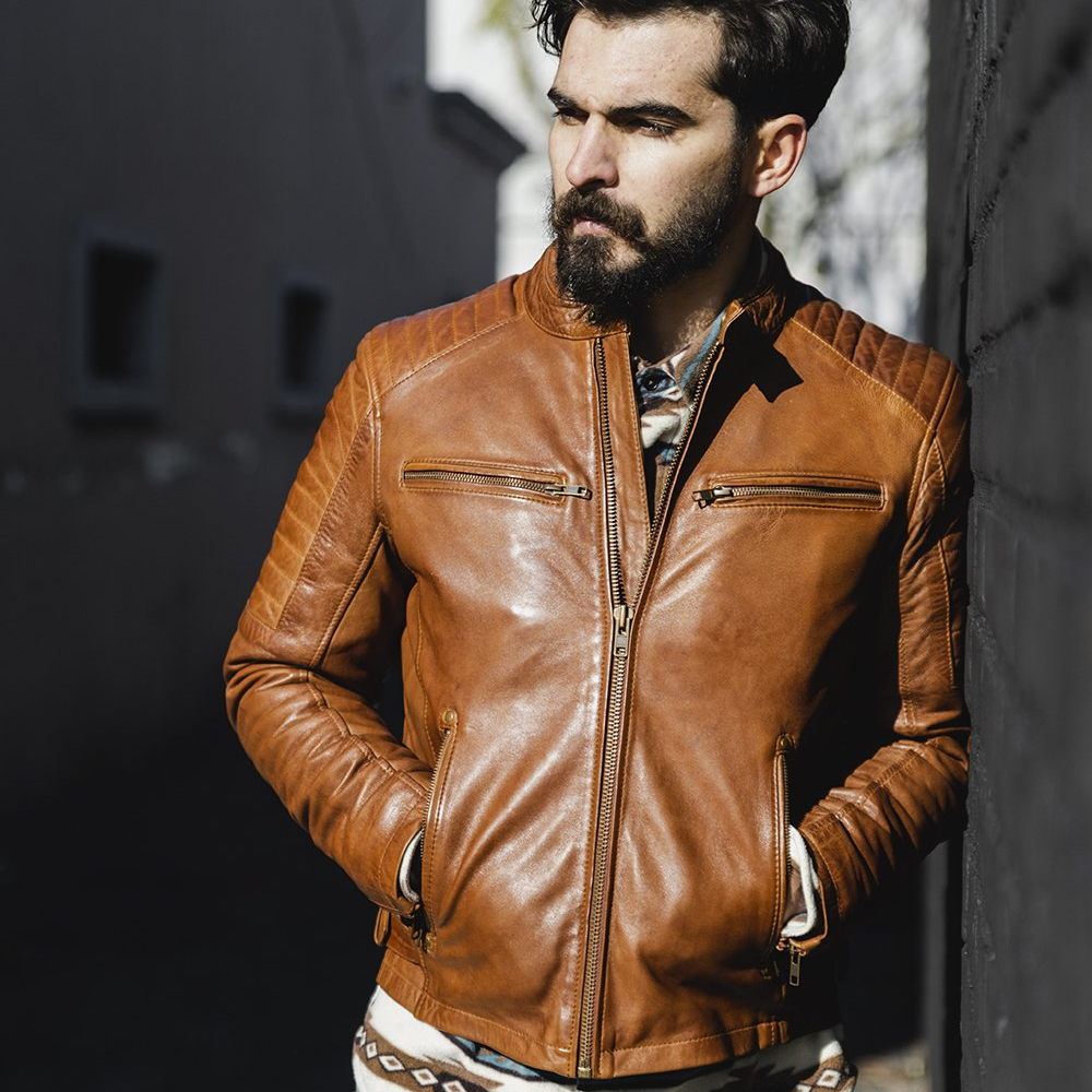 Zack - Men's Fashion Lambskin Leather Jacket Men's Fashion Leather Jacket Best Leather Ny S
