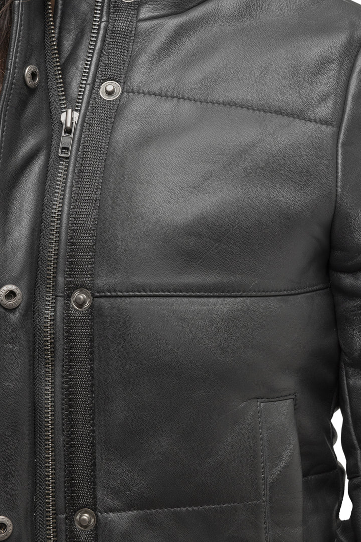 Melysa Leather Jacket Women's Fashion Leather Jacket FMCo