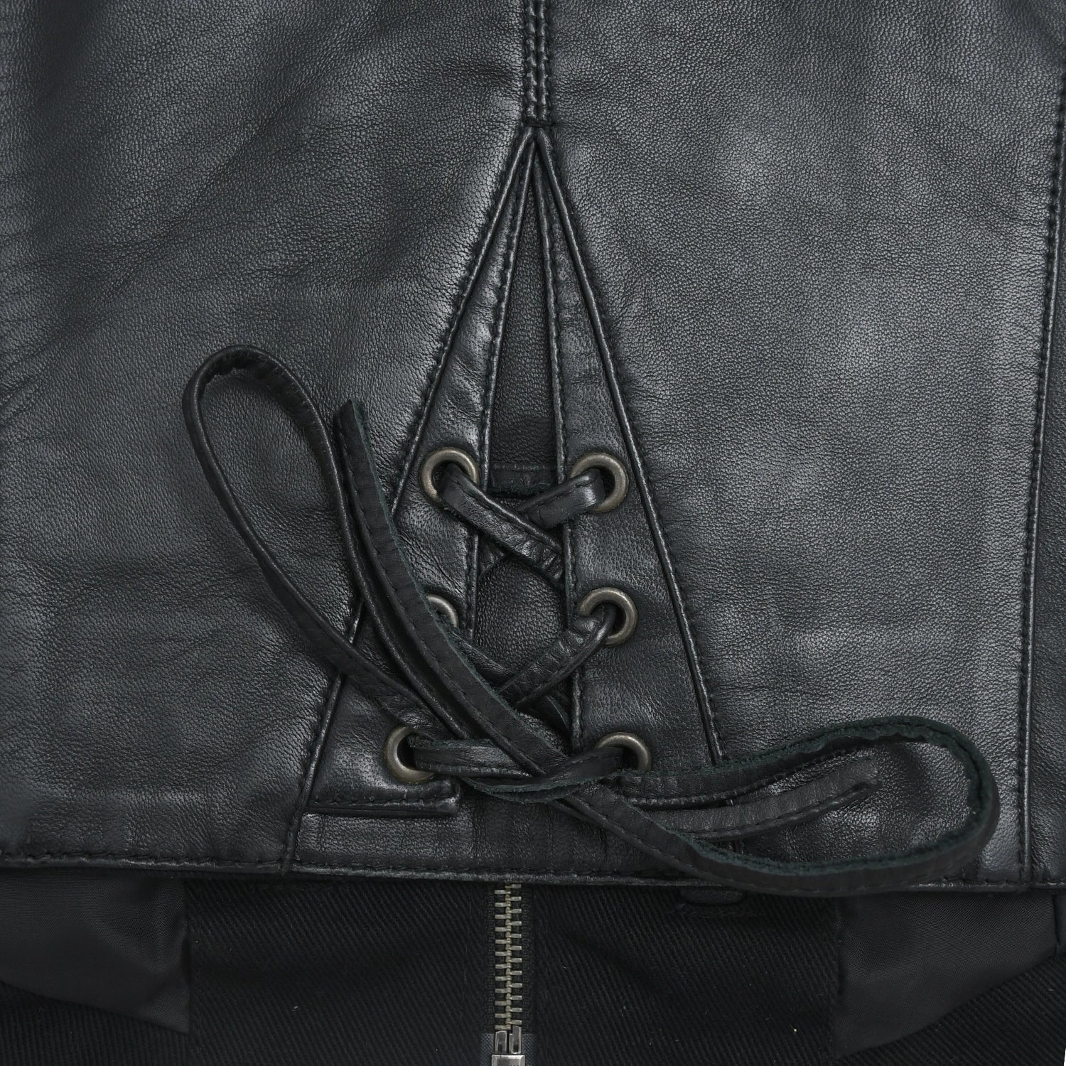 SATIN Motorcycle Leather Vest Women's Leather Vest Best Leather Ny