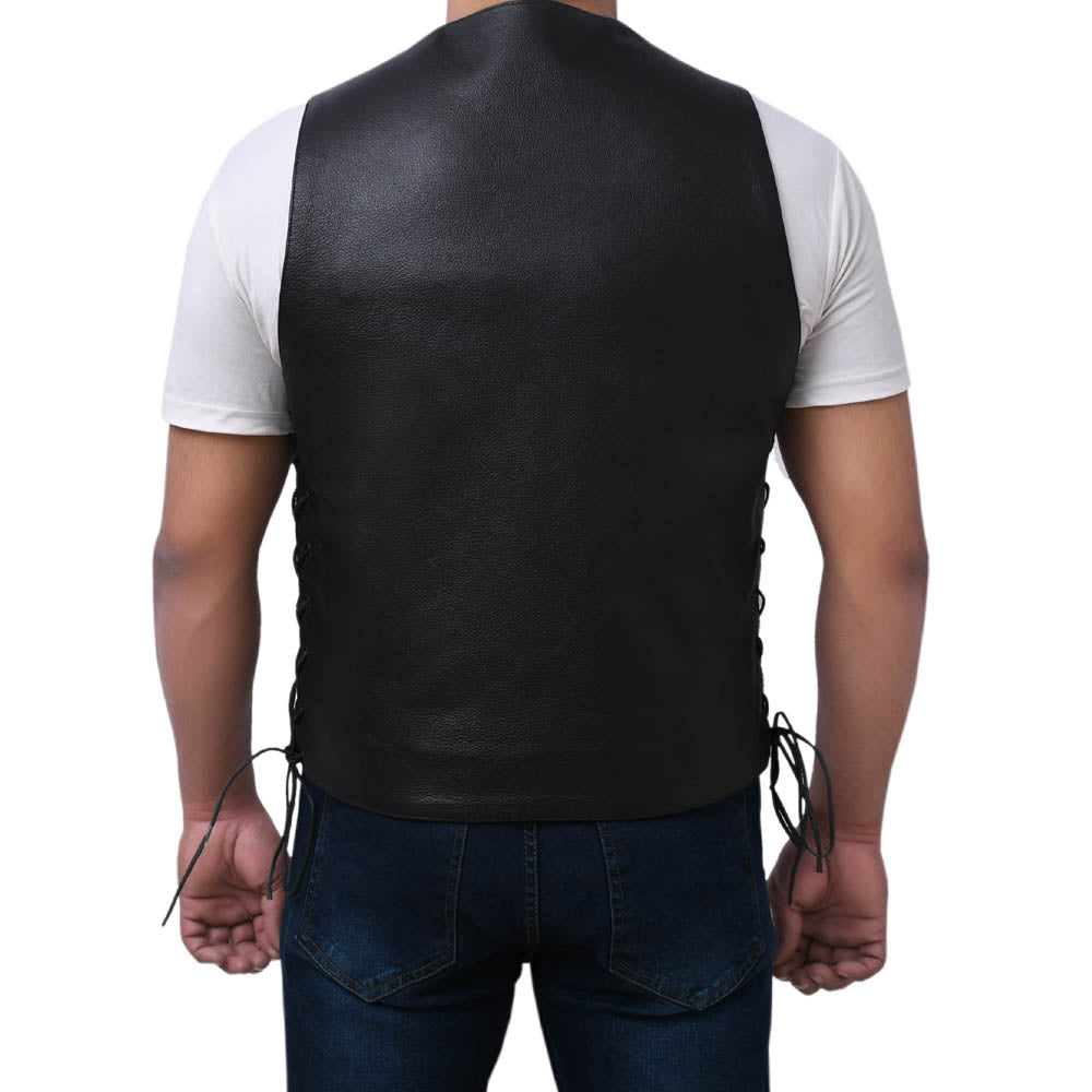 DOE - Motorcycle Leather Vest Men's Leather Vest Best Leather Ny