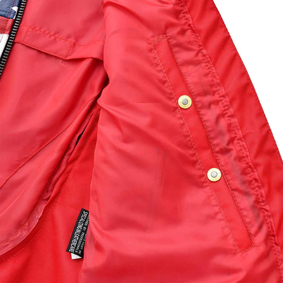Glory Belle - Womens American Flag Leather Motorcycle Vest Women's Leather Vest Best Leather Ny