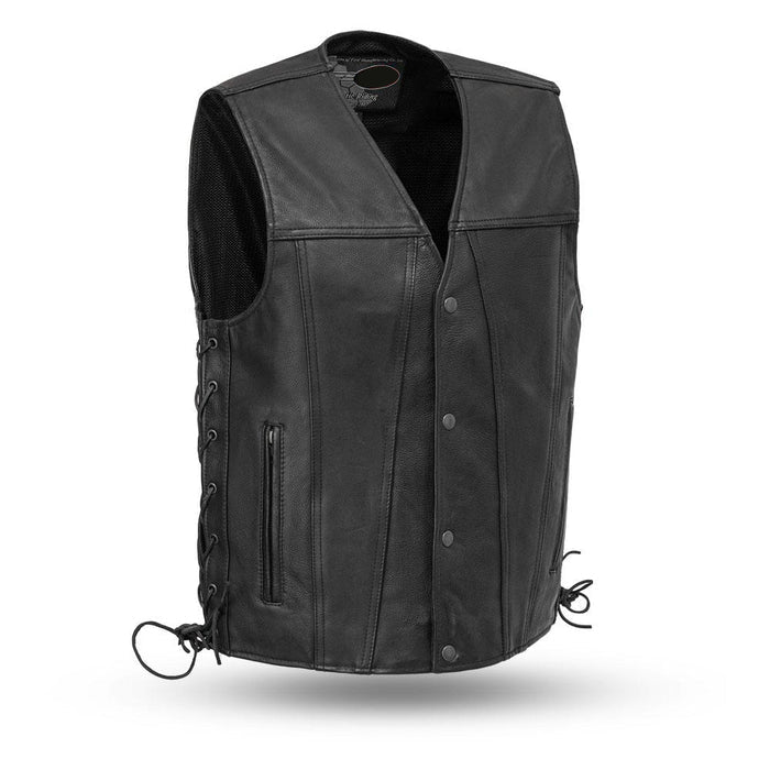 REEVES - Motorcycle Leather Vest Men's Leather Vest Best Leather Ny