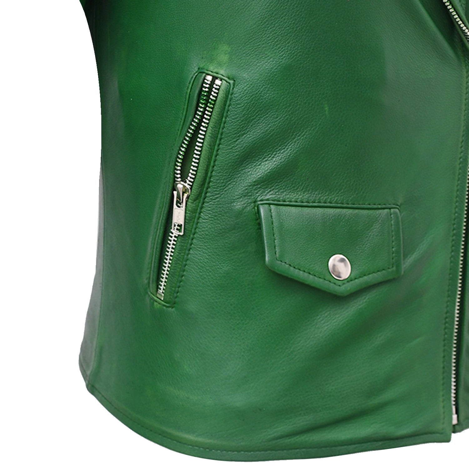 Lennox Moto Style Leather Jacket Women's Fashion Leather Jacket FMCo