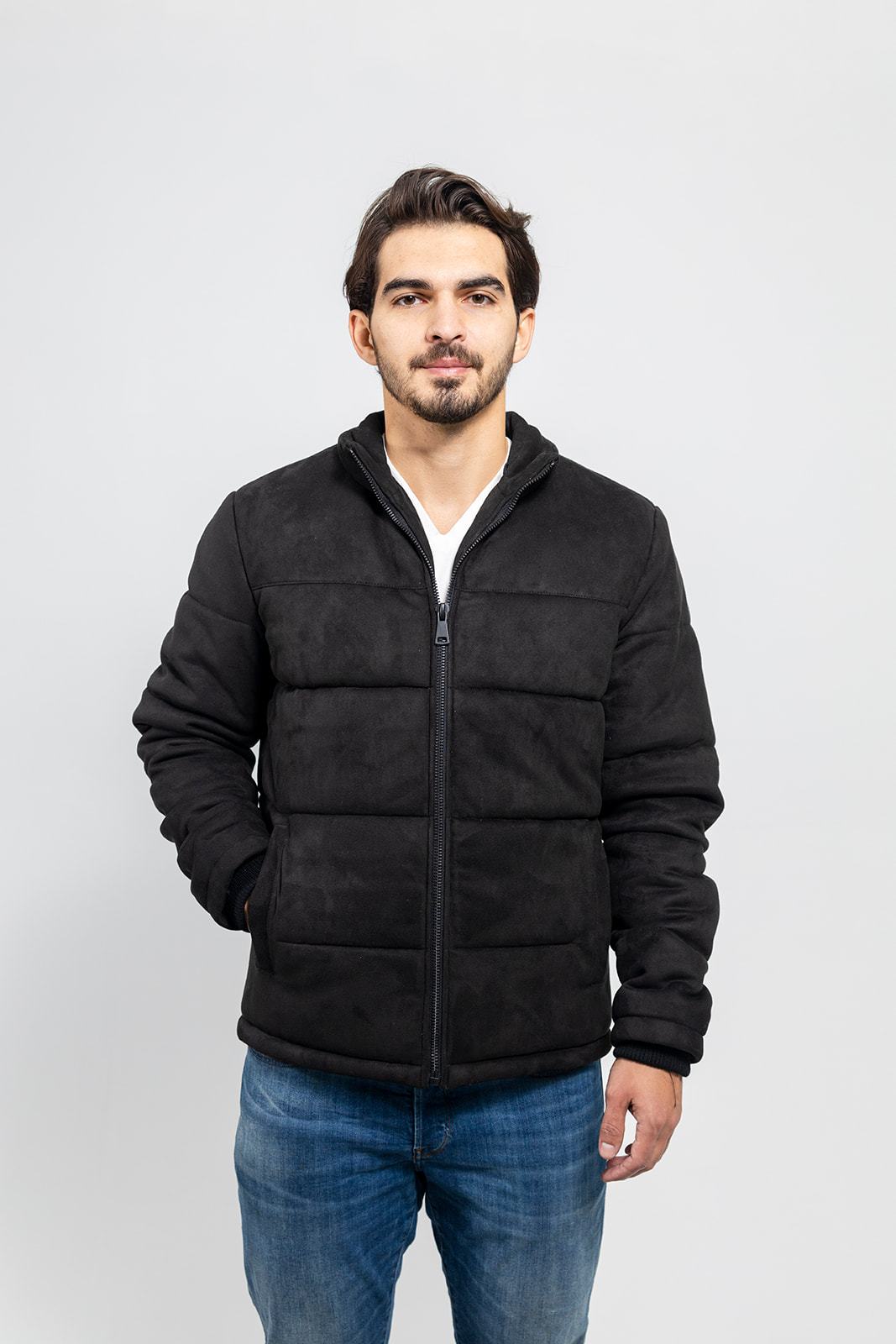 Brady Men's Vegan Faux Suede Jacket Men's Vegan Faux Suede Jacket FMCo