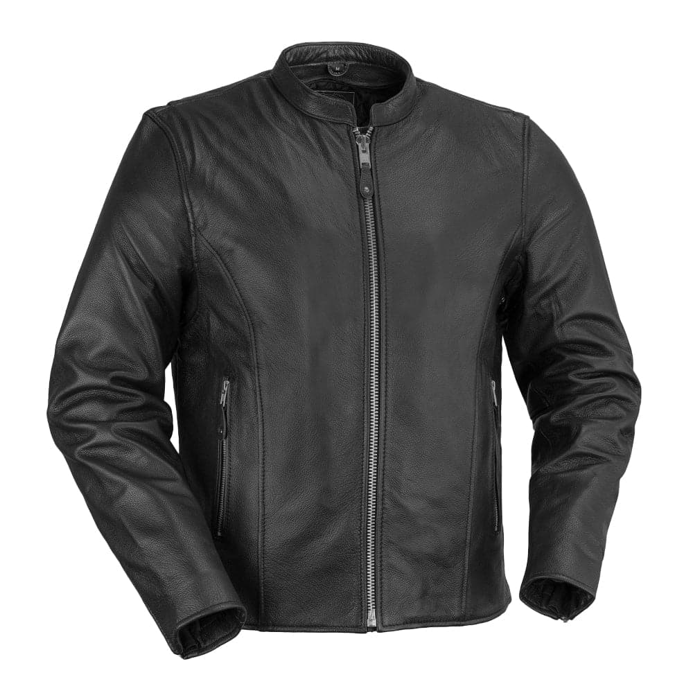 DAREDEVIL Cafe Style Men's Leather Motorcycle Jacket Men's Motorcycle Jacket Best Leather Ny