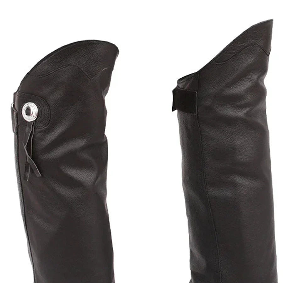MIKADO Motorcycle Leather Half Chaps Leather Chaps Best Leather Ny