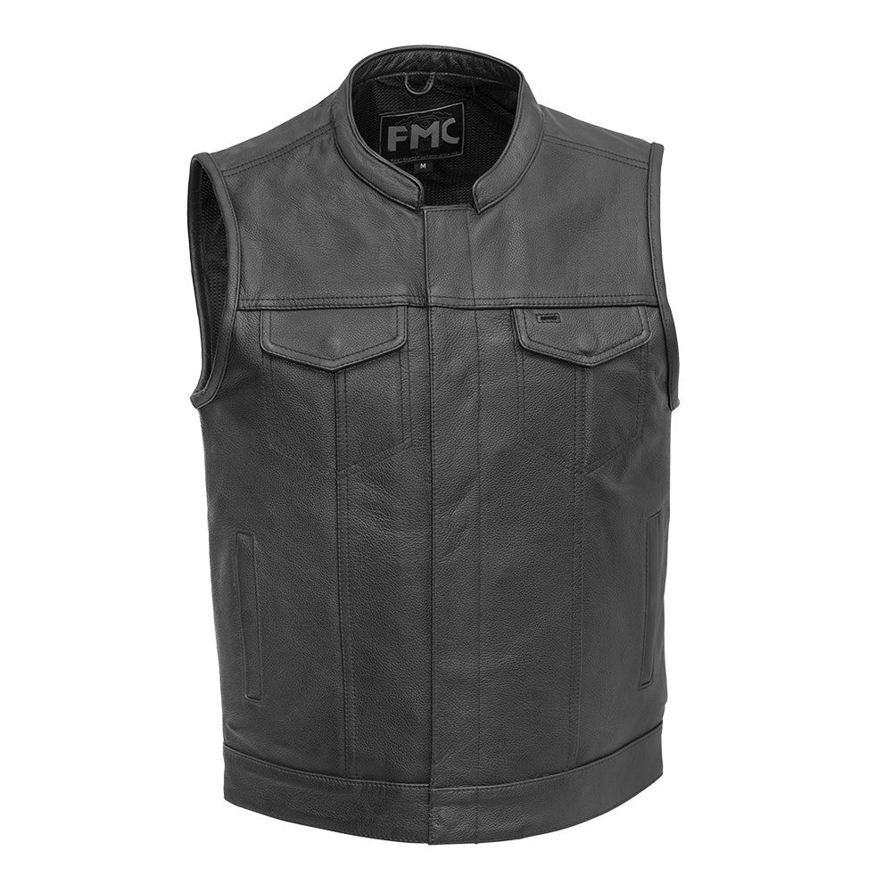 PLUNGE - Motorcycle Leather Vest Men's Leather Vest Best Leather Ny