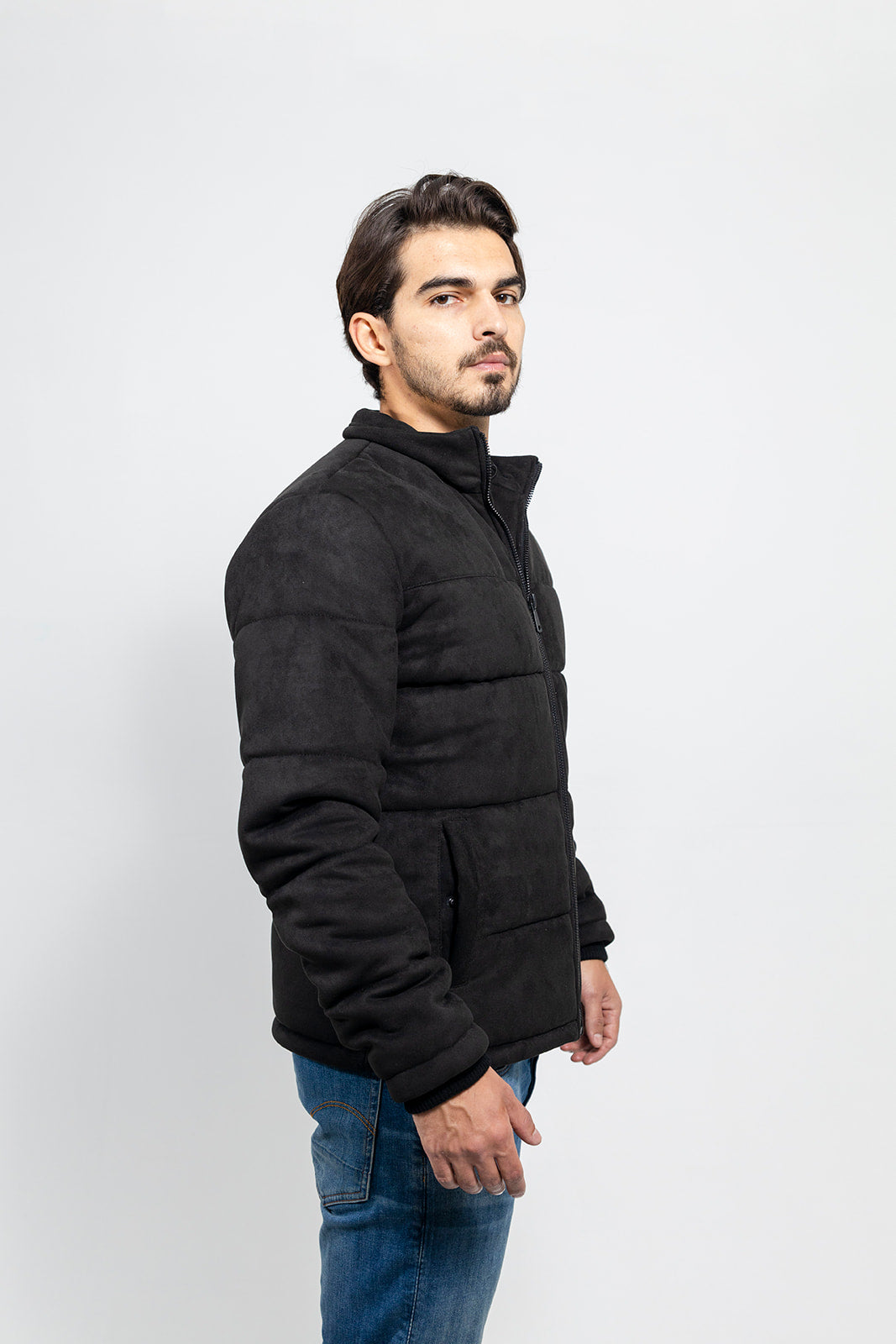 Brady Men's Vegan Faux Suede Jacket Men's Vegan Faux Suede Jacket FMCo