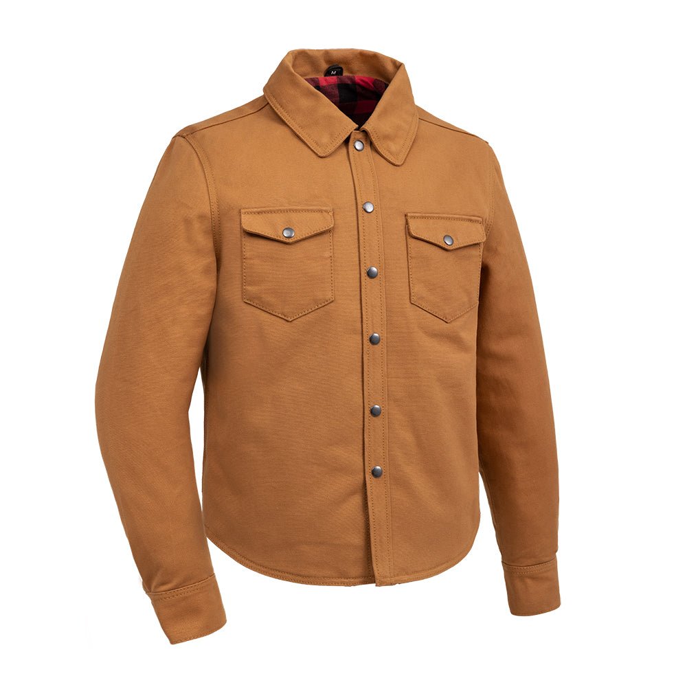 Ironclad Men's Motorcycle Canvas Shirt Men's Shirt Best Leather Ny S