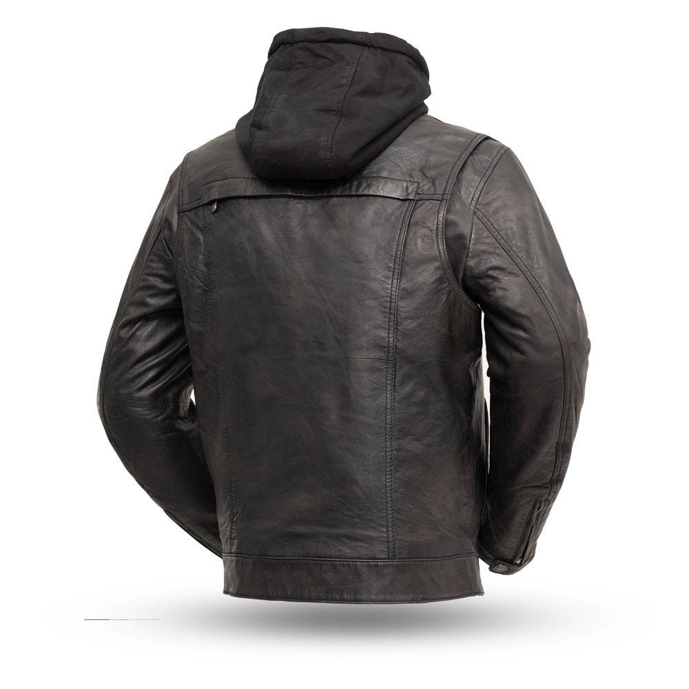BROOKLYN Men's Leather Motorcycle Jacket Men's Motorcycle Jacket Best Leather Ny