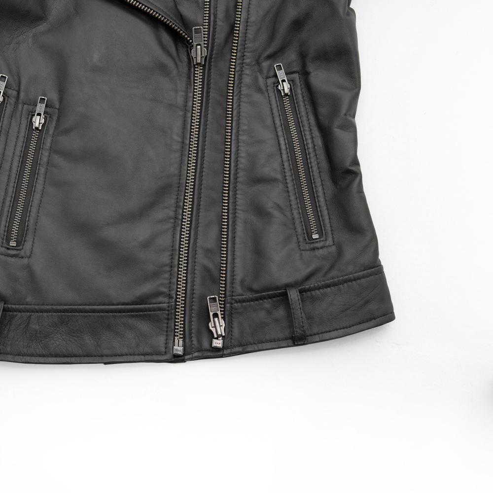 Chloe - Women's Fashion Lambskin Leather Jacket (Black) Women's Fashion Leather Jacket Best Leather Ny