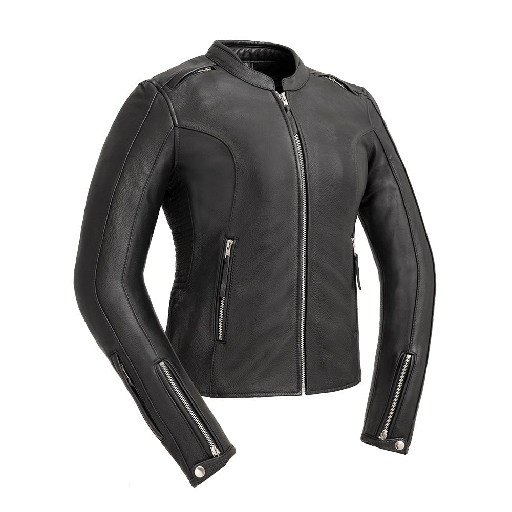 Sable - Women's Motorcycle Leather Jacket Women's Motorcycle Leather Jacket Best Leather Ny XS