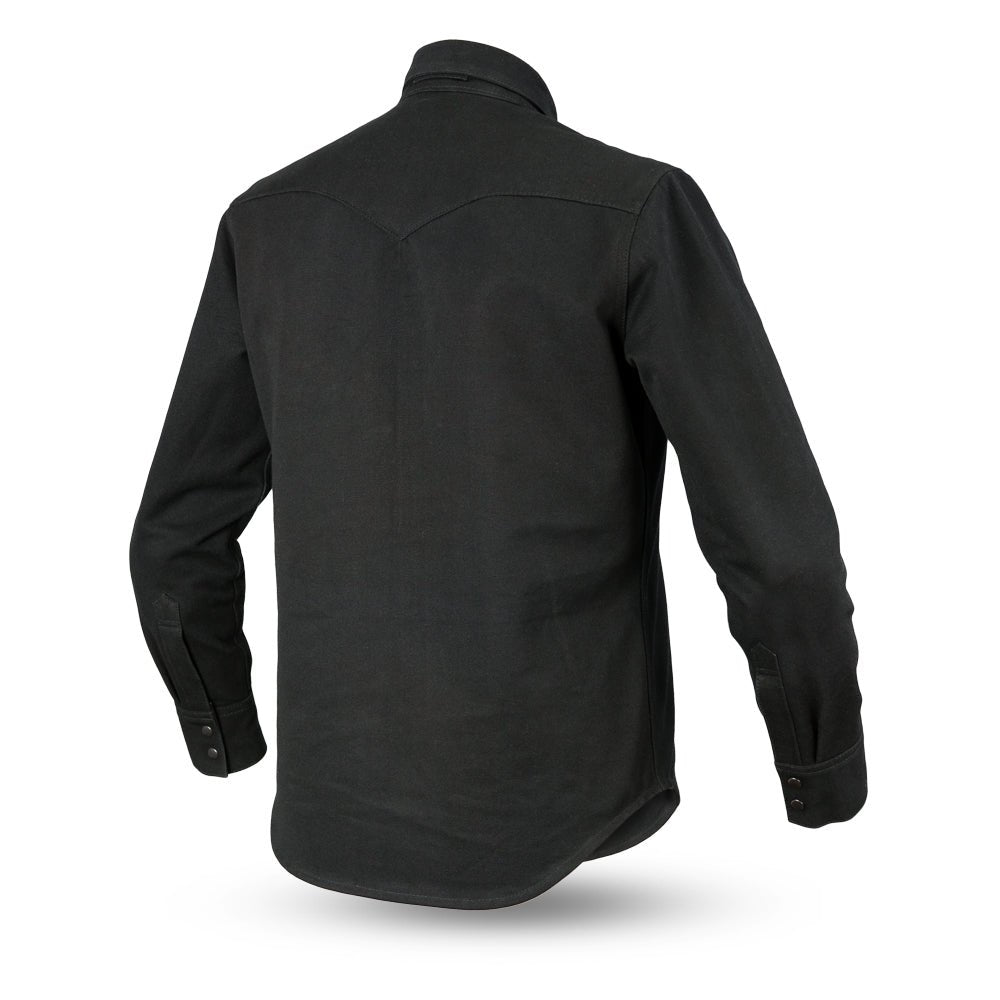 Voyager Men's Motorcycle Canvas Shirt Men's Shirt Best Leather Ny