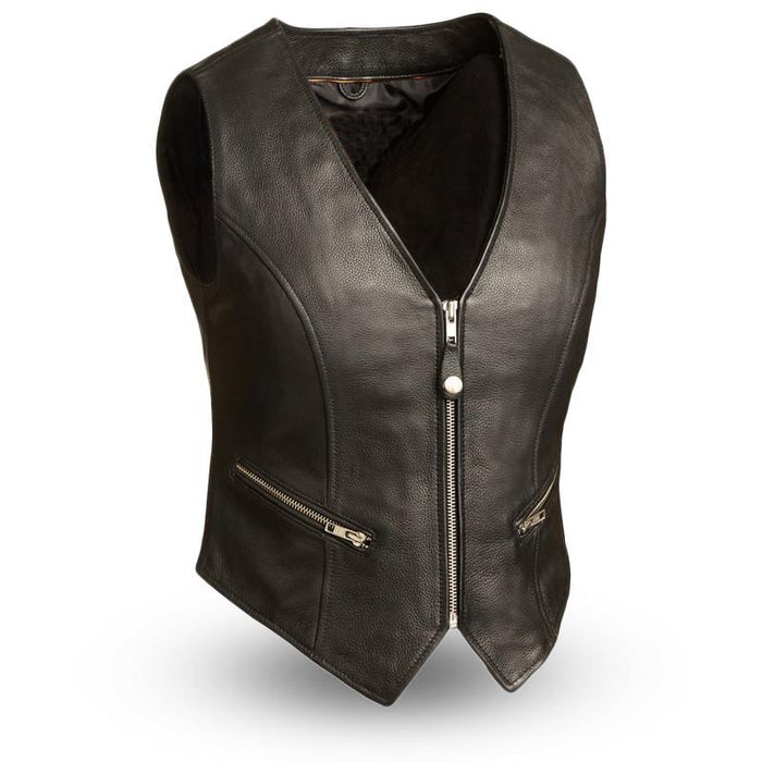 HANNA Motorcycle Leather Vest Women's Leather Vest Best Leather Ny