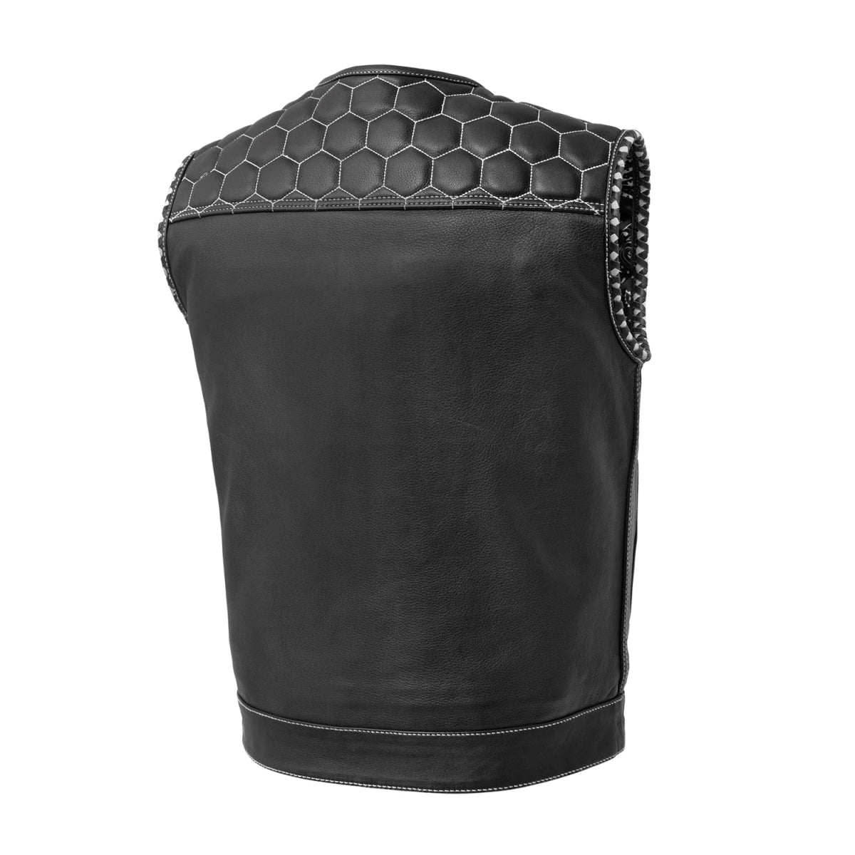 Summit Men's Club Style Leather Vest Men's Leather Vest Best Leather Ny