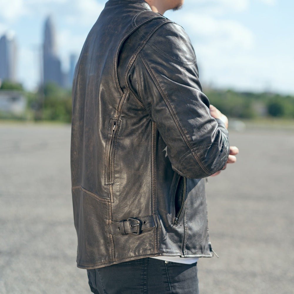 Mad Max - Best Leather Riding Jacket for Bikers Men's Motorcycle Jacket Best Leather Ny