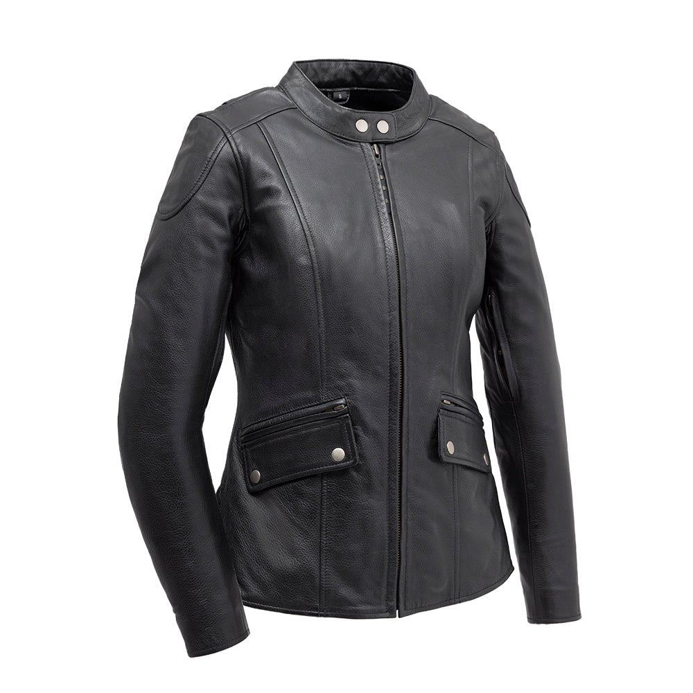 Diva - Women's Motorcycle Leather Jacket Women's Motorcycle Leather Jacket Best Leather Ny Black XS