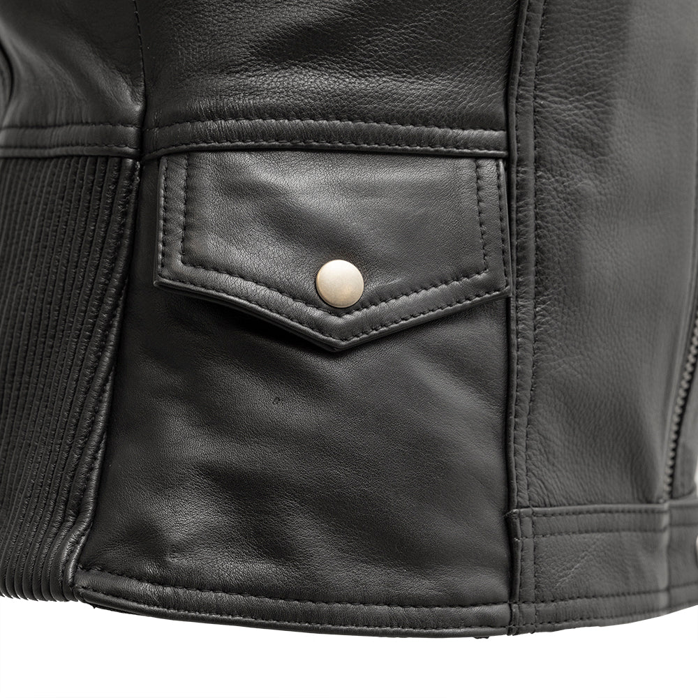 Zaira - Women's Motorcycle Leather Vest Women's Leather Vest Best Leather Ny