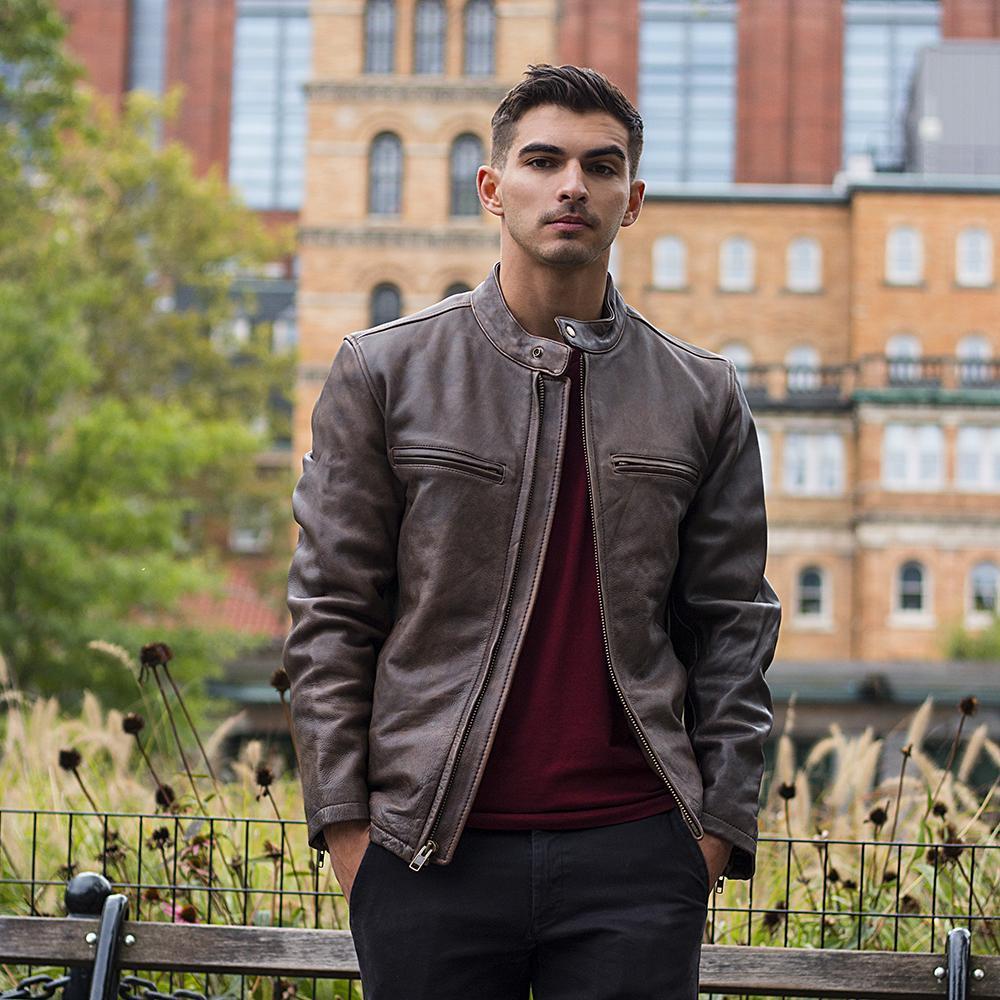 Maine - Men's Fashion Leather Jacket Men's Fashion Leather Jacket Best Leather Ny S